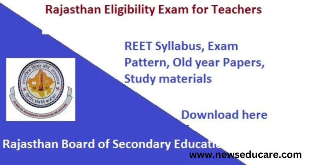 REET Level 1-2 Main Exam Syllabus 2022 Download PDF: – Syllabus released download from here REET